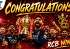 History Written! RCB Defeats Gujarat Titans to Lift Back-to-Back IPL Titles