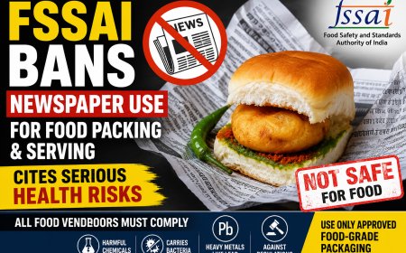 FSSAI Bans Newspaper Food Wrapping, Warns of Serious Health Risks