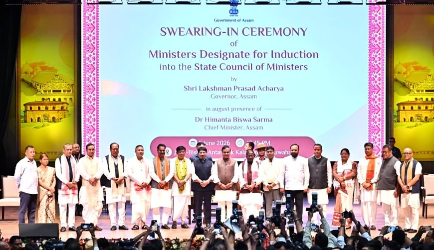 Cabinet Expansion: 12 MLAs Take Oath in Major Assam Government Reshuffle