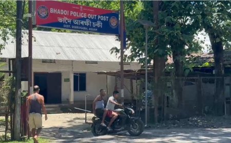 ভাদৈ আৰক্ষীৰ বেহু ভাঙি পলাল ড্ৰাগ আসক্ত যুৱক
