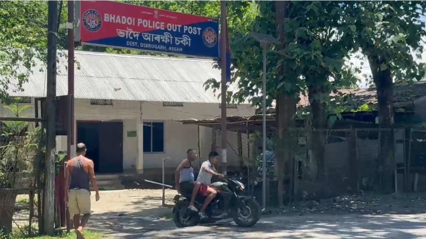 ভাদৈ আৰক্ষীৰ বেহু ভাঙি পলাল ড্ৰাগ আসক্ত যুৱক