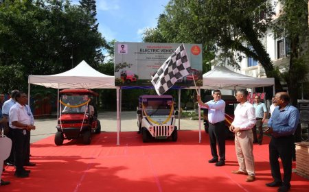 OIL-Backed Startup Hopun Innovations Unveils Indigenous Electric Vehicles at IIT Kharagpur’s Platinum Jubilee
