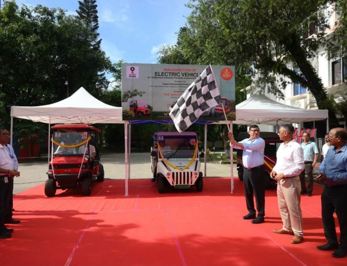 OIL-Backed Startup Hopun Innovations Unveils Indigenous Electric Vehicles at IIT Kharagpur’s Platinum Jubilee